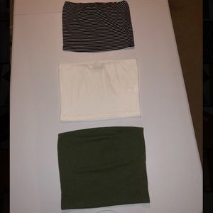 3 Medium Tube Tops